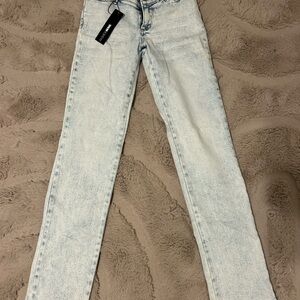 Fashion Nova Light Wash Straight Leg Jeans